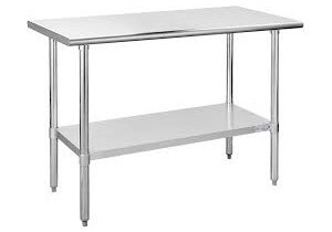 SS Work Table (Plain / Under-shelf)
